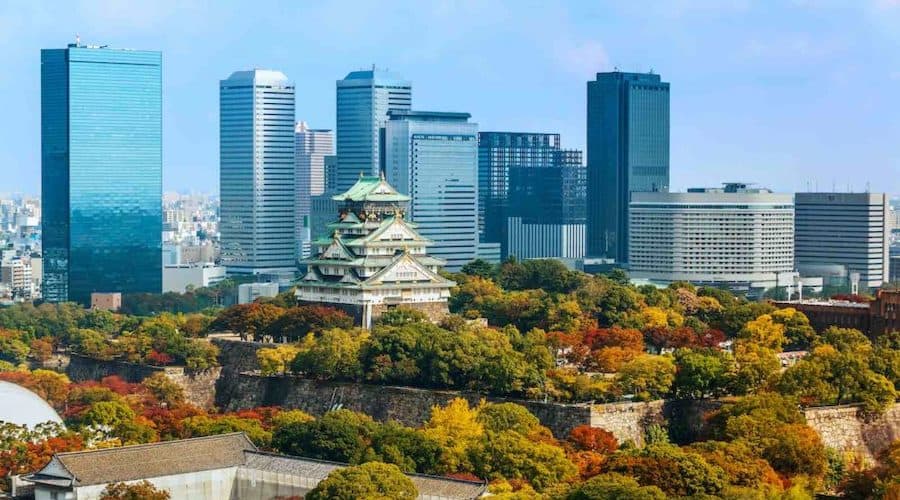 osaka vu du ciel
